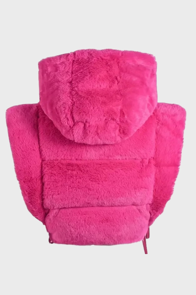 Warm Faux Fur Vest Lavish Daily