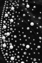 Elegant Velvet Rhinestone Dress LavishDaily