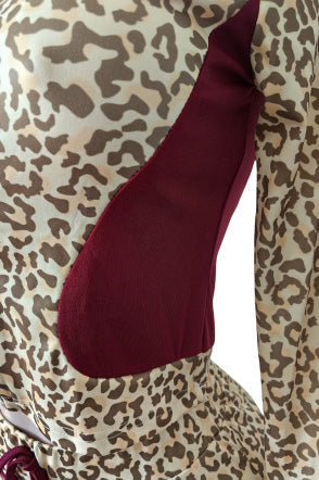 Leopard Print Long Sleeve Stretch Set Lavish Daily