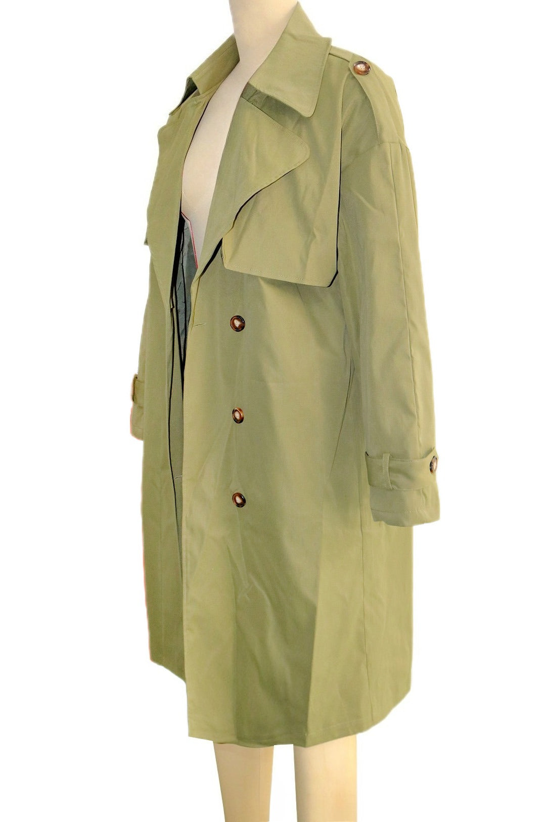 Long Loose Lapel Coat Lavish Daily