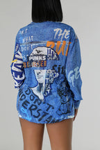 Printed Graffiti Set Lavish Daily