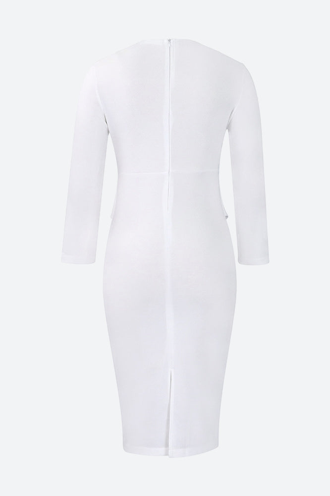 Casual Elegant Solid Versatile Dress Lavish Daily