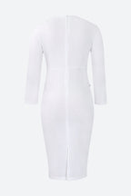 Casual Elegant Solid Versatile Dress Lavish Daily