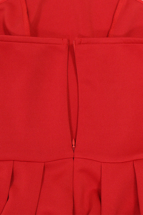 Bubble Hem Corset Mini Dress Lavish Daily