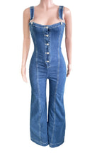 Sleeveless Denim Overall Jumpsuit LavishDaily