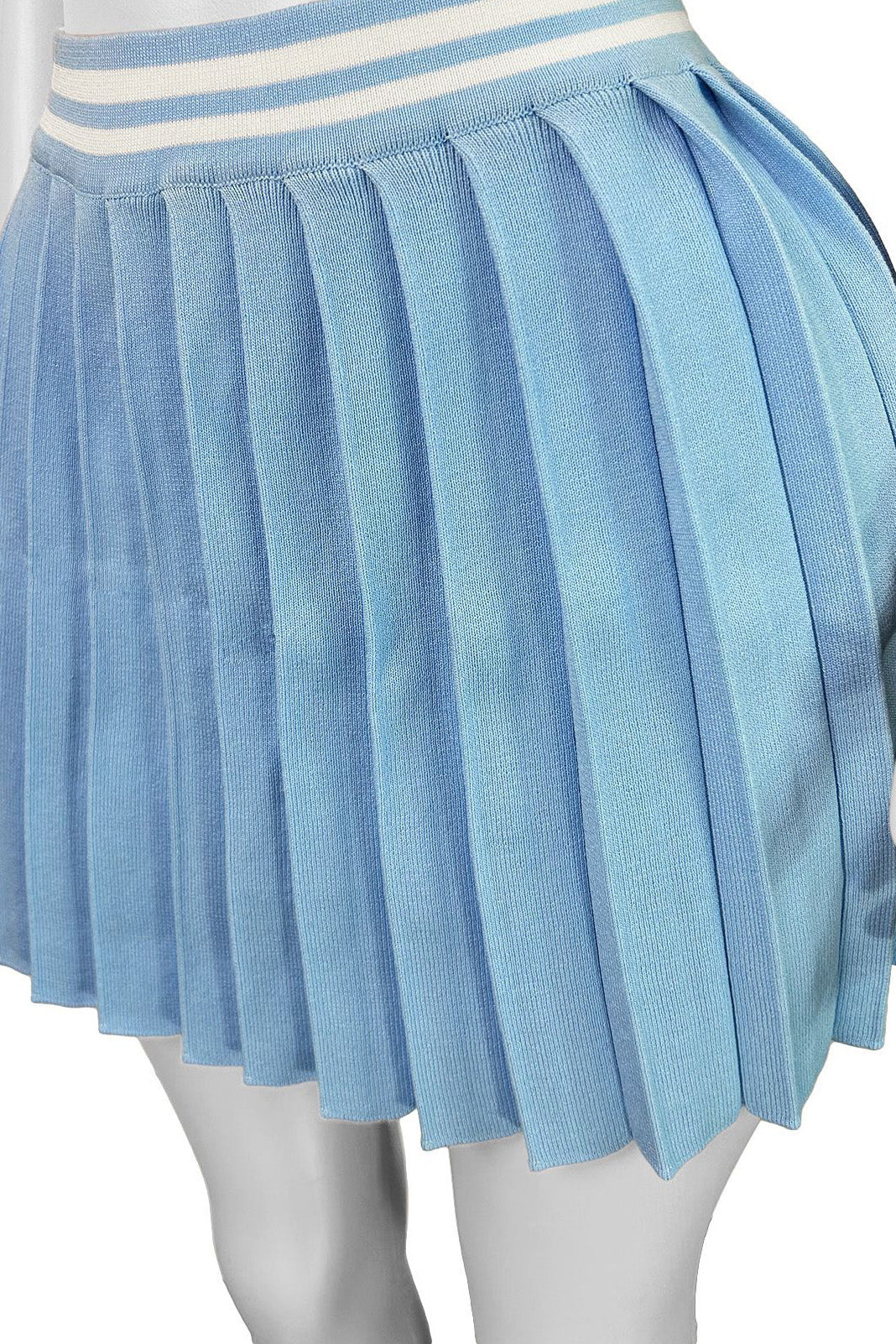 Sleeveless Crop Top and Pleated Skirt Set Lavish Daily