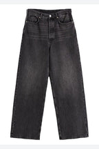 Classic High Waist Straight Denim Pants Lavish Daily