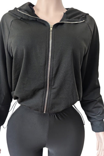 Zip Hoodie High Waist Leggings Set Lavish Daily