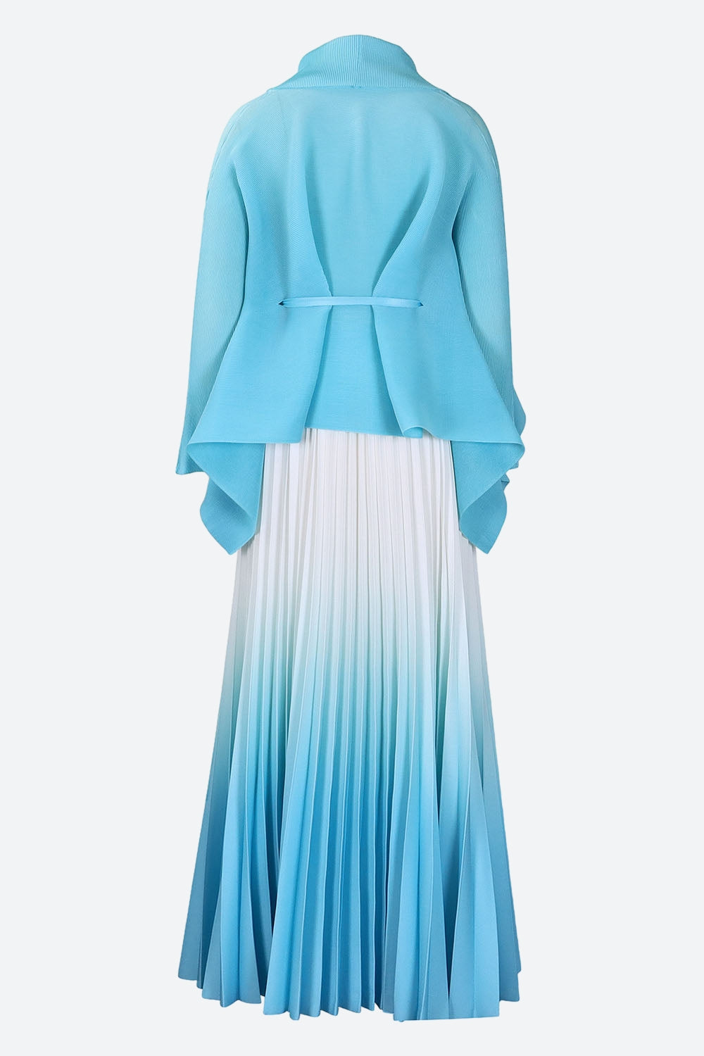 Gradient Batwing Sleeve Top and Skirt Set Lavish Daily