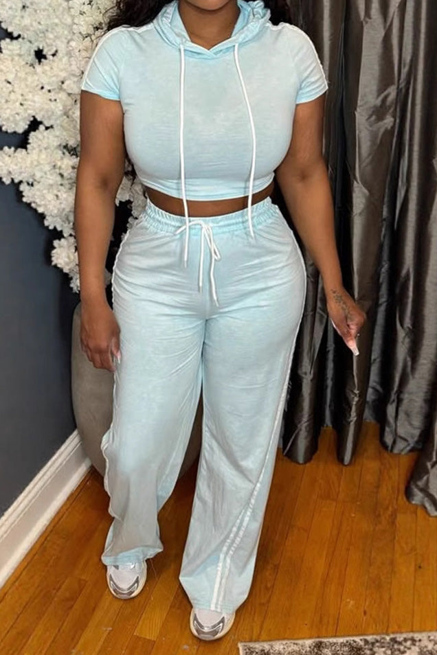 Washed Hoodie and Pants Casual Comfy Set Lavish Daily