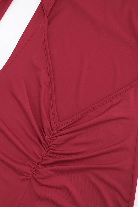 Elegant Pleated Maxi Dress Lavish Daily