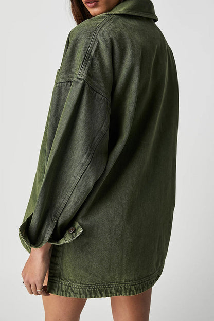 Oversized Boyfriend Fit Denim Jacket Lavish Daily