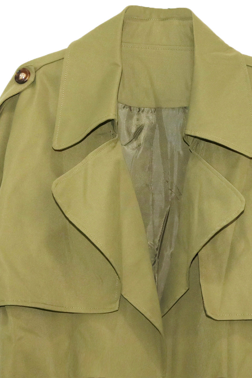 Long Loose Lapel Coat Lavish Daily