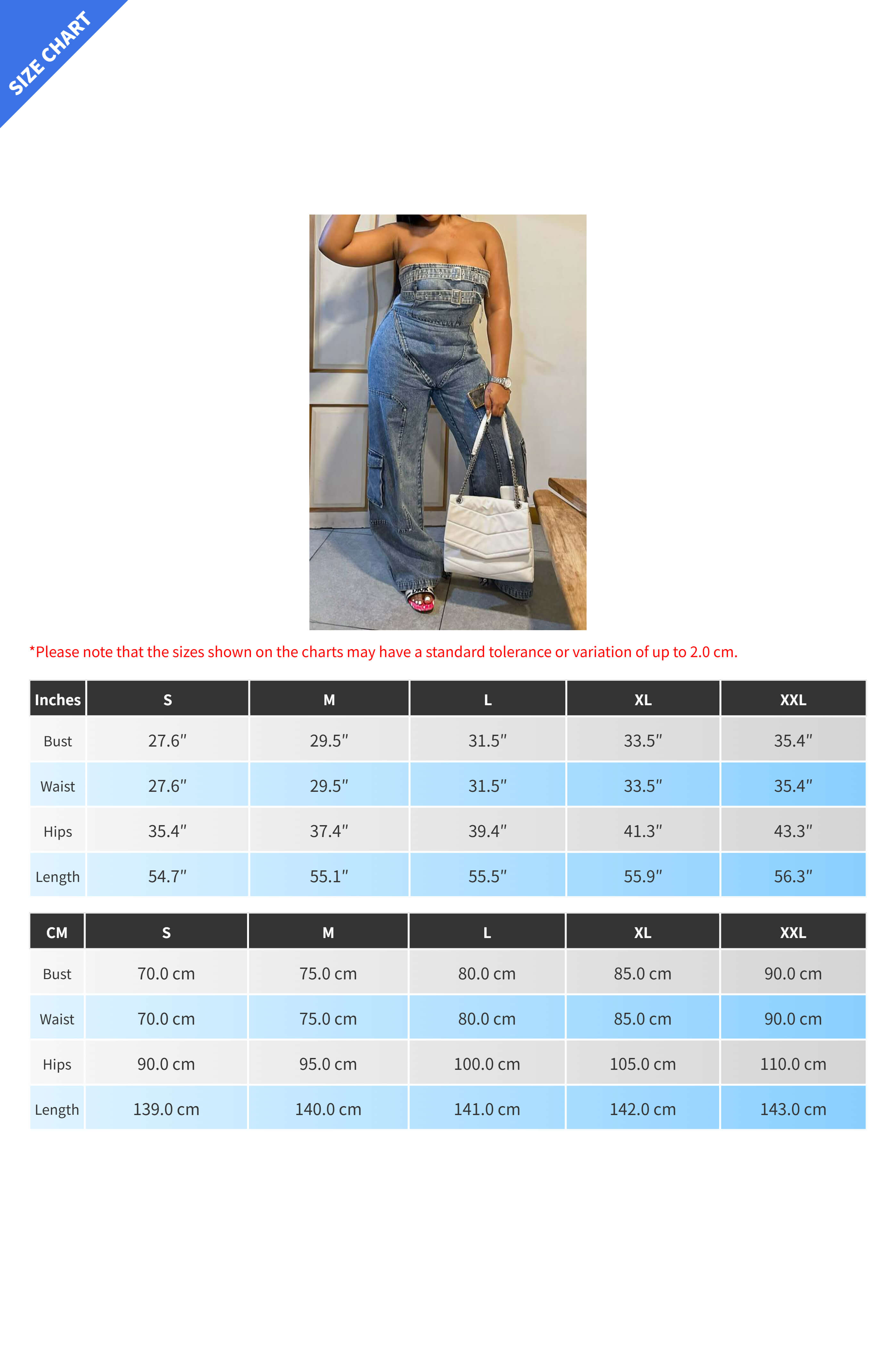 Hip Hop High Waist Denim Jumpsuit Lavish Daily