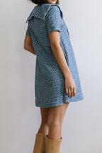 Casual Leopard Print Slimming Denim Dress LavishDaily