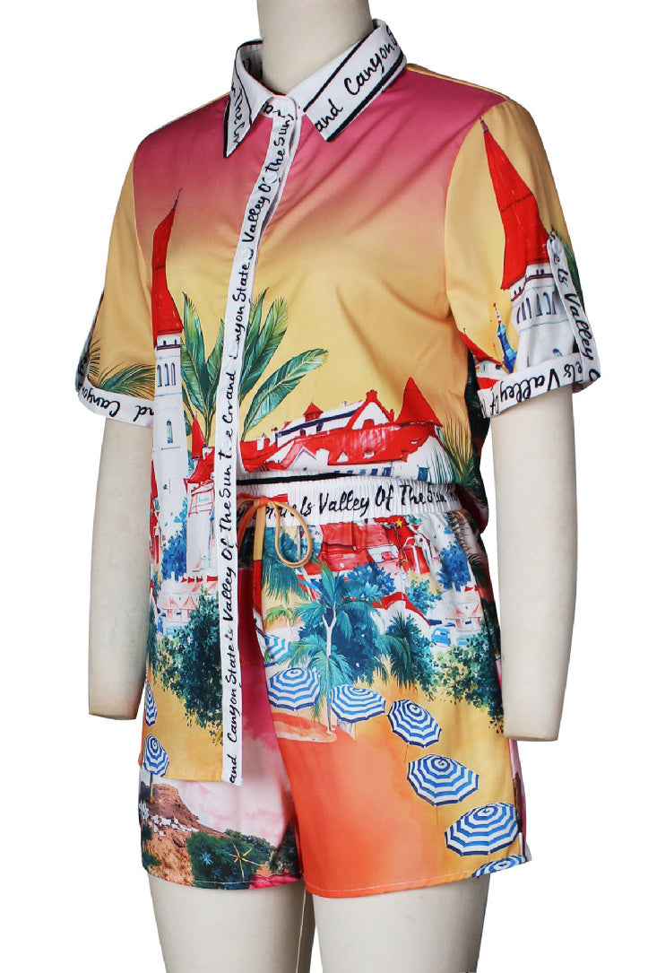 Floral Glow Short Set Lavish Daily