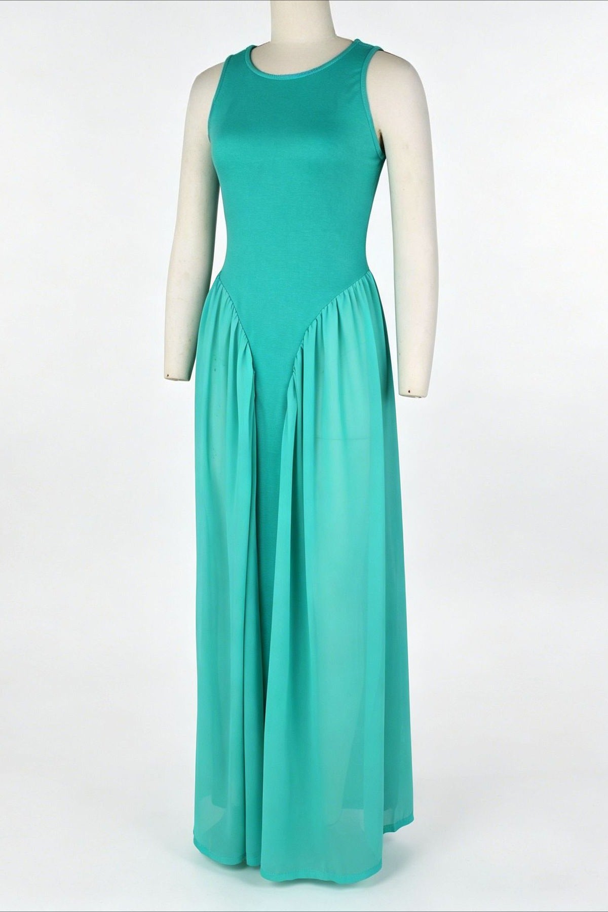 Spliced Chiffon Pleated Maxi Dress Lavish Daily