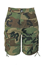 Camo Print Utility Cargo Shorts Lavish Daily
