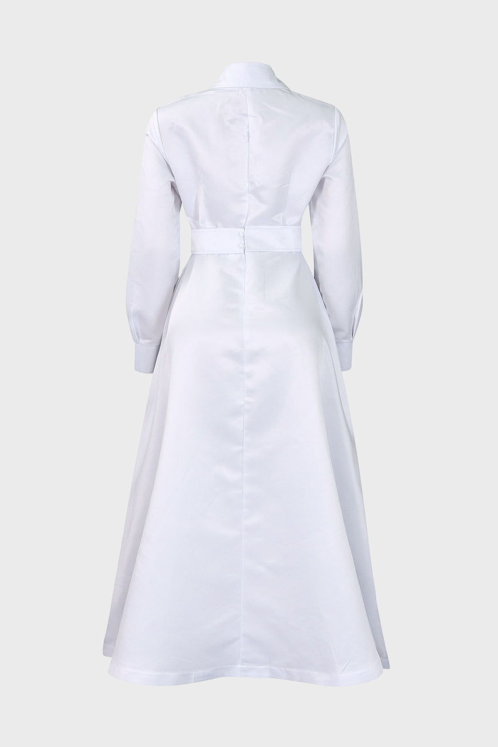 Solid Shirt Dress Lavish Daily