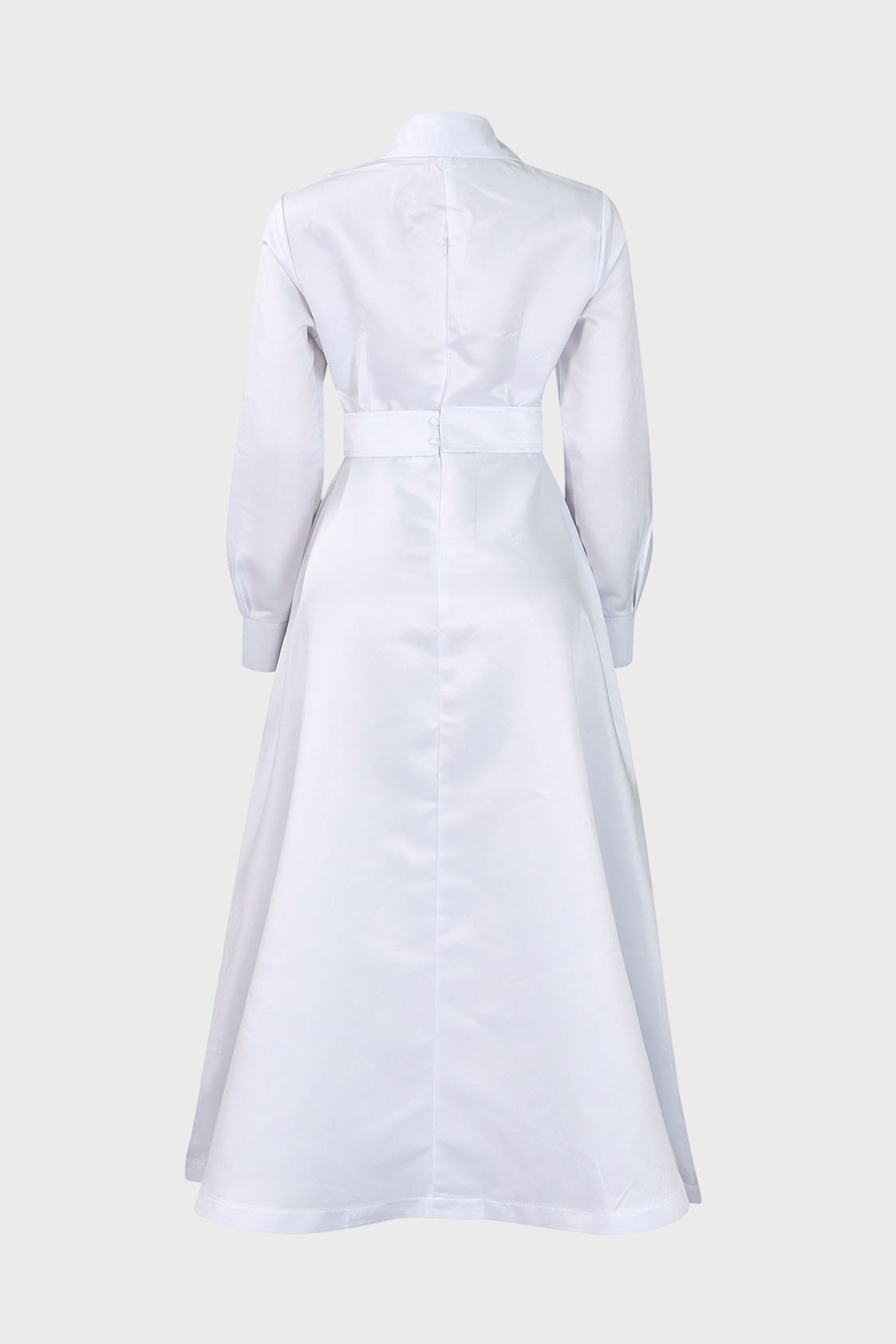 Solid Shirt Dress Lavish Daily