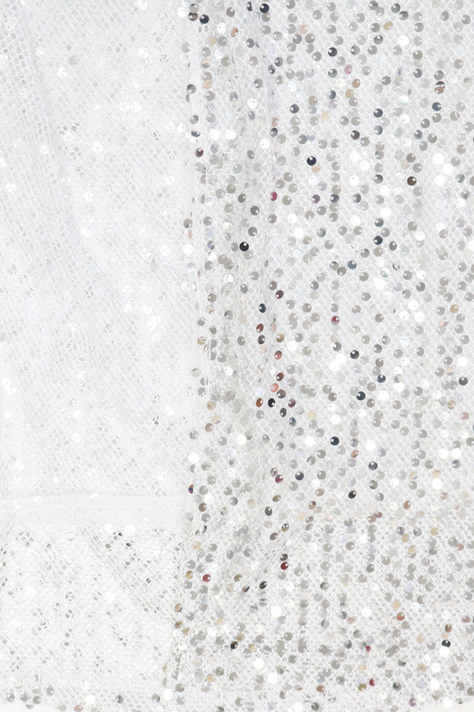 Sequin Halter Deep V Backless Slim Fit Maxi Dress Lavish Daily