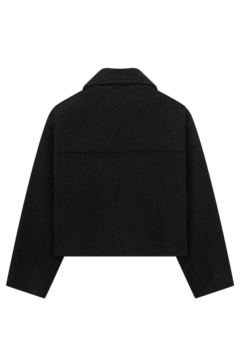 Tweed Cropped Zip Up Jacket Lavish Daily