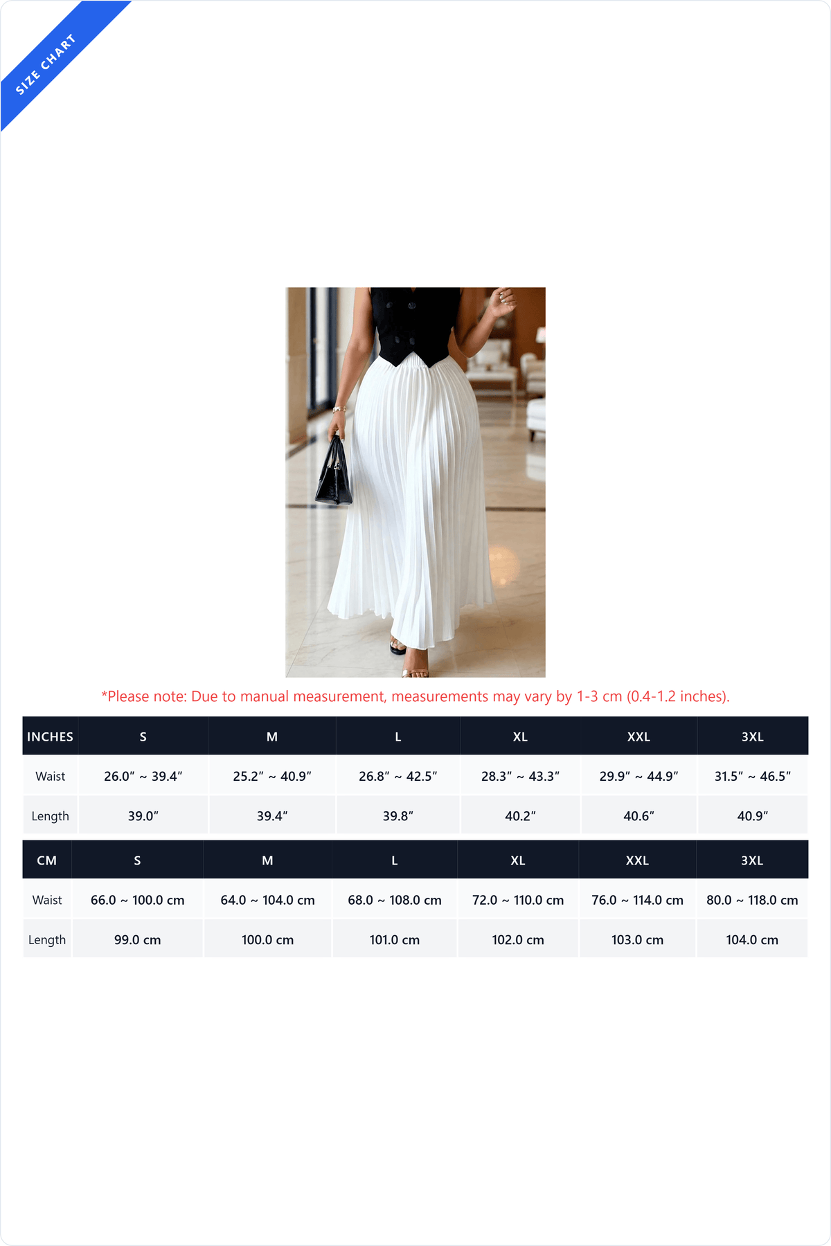 High Waist Pleated Maxi Skirt Lavish Daily