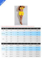 Three-Piece Bikini Set with Tie Skirt Lavish Daily