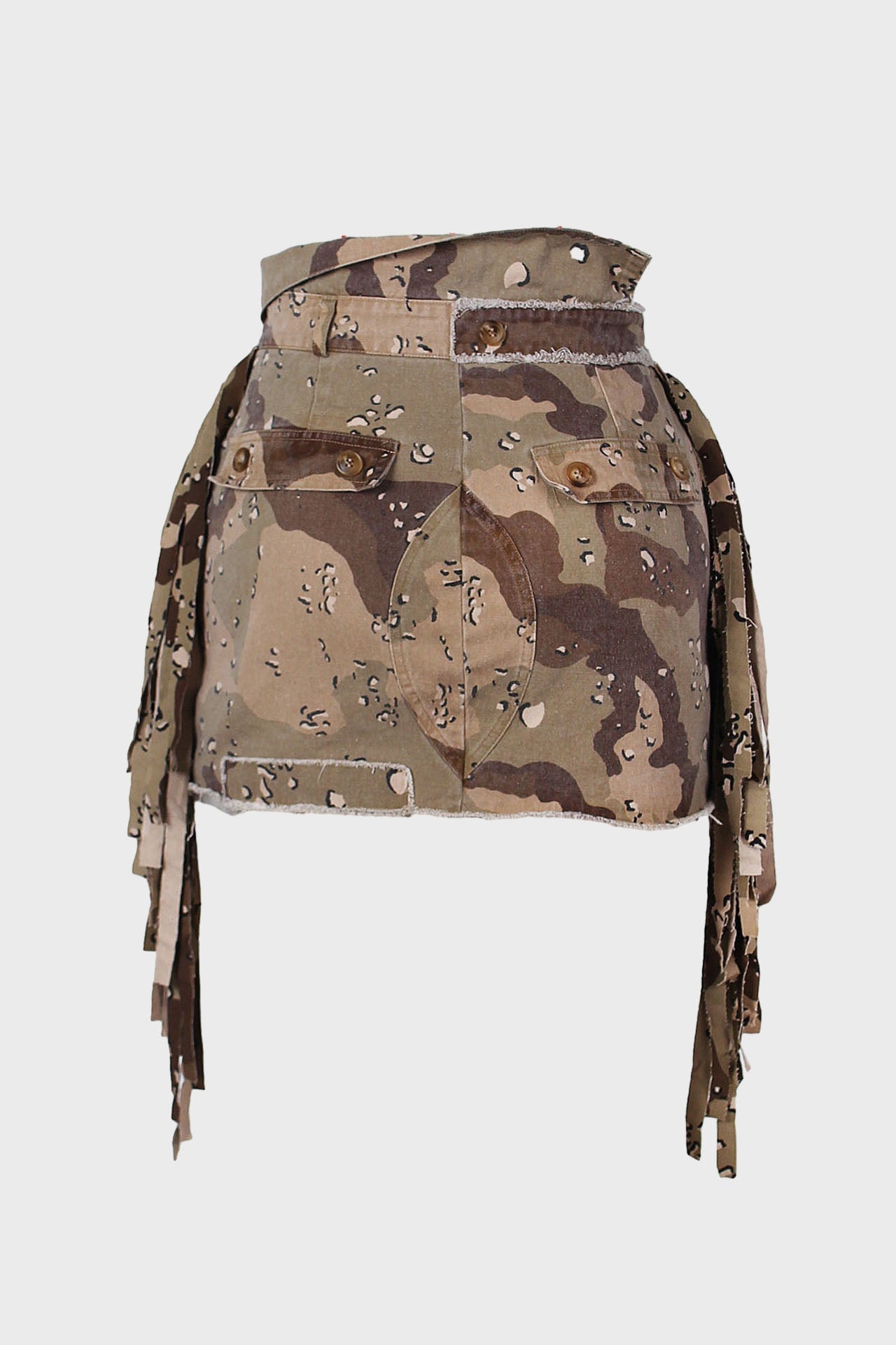 Camouflage Tassel Skirt Lavish Daily