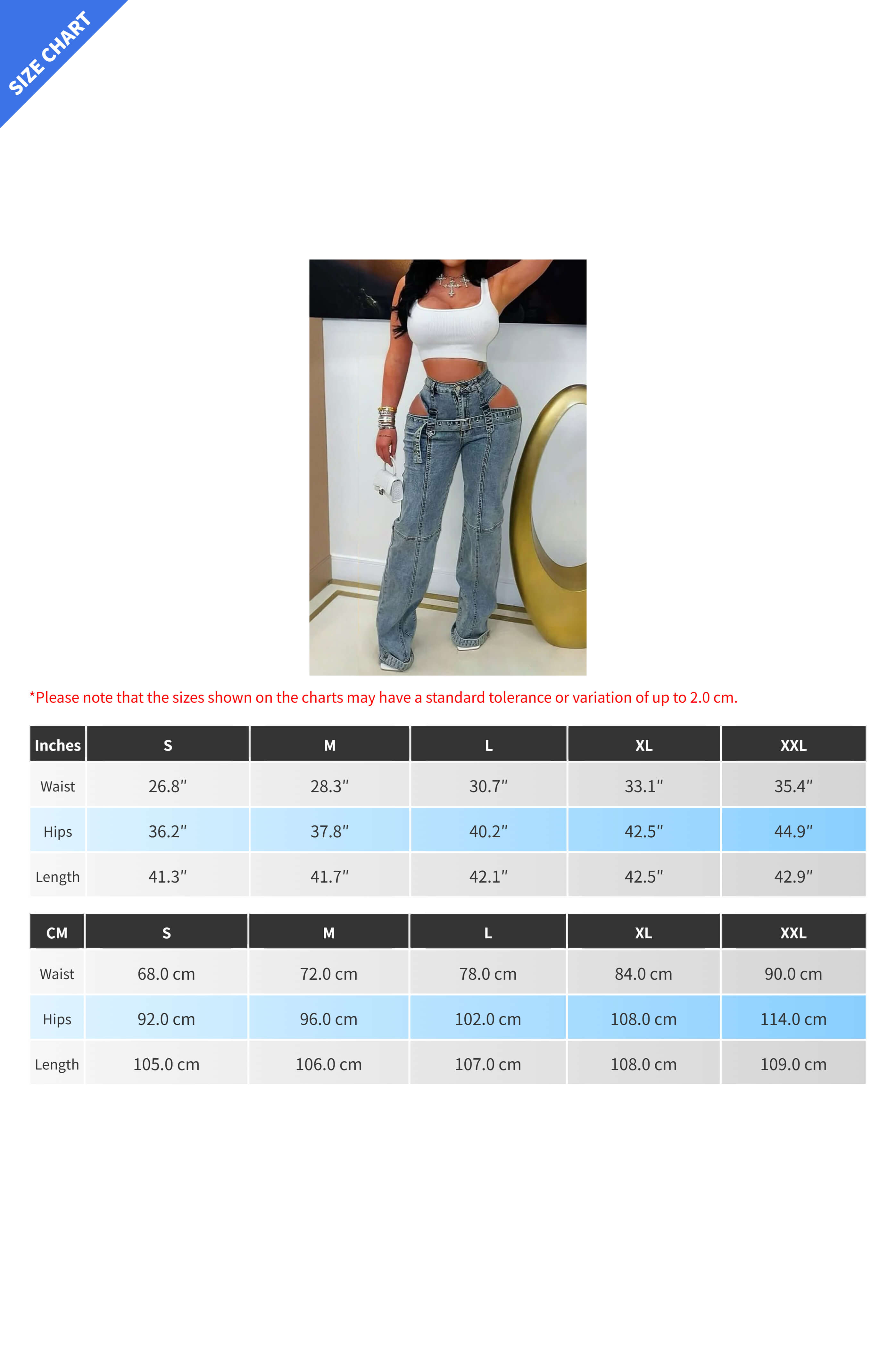 High Waist Studded Casual Denim Jeans Lavish Daily
