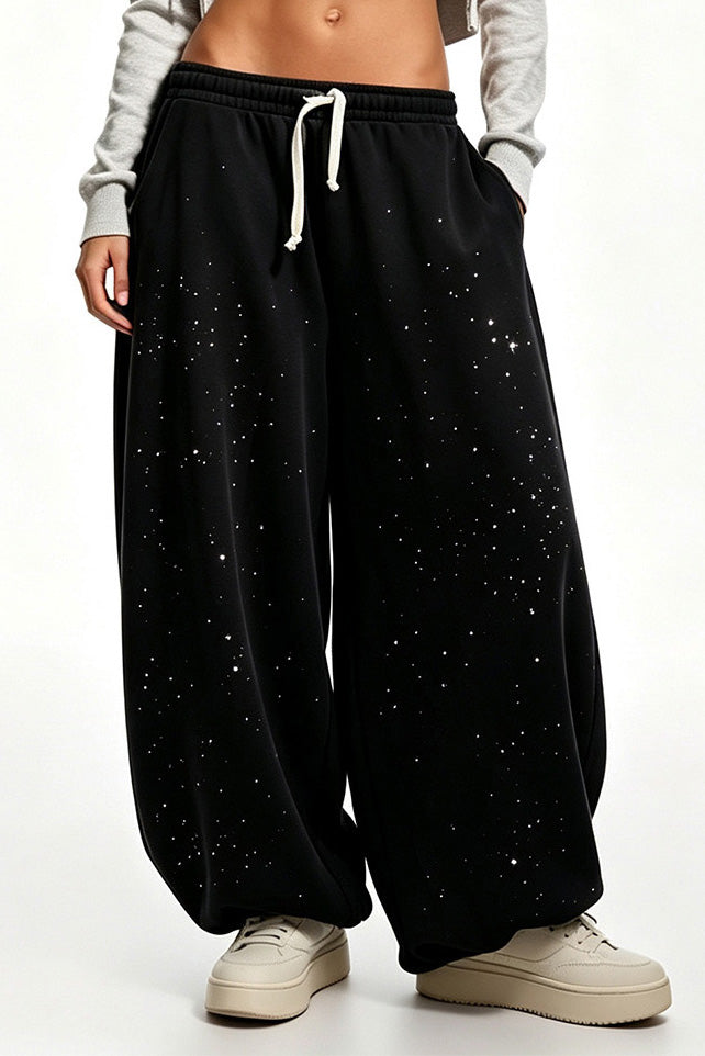Embellished Oversized Sweatpant Lavish Daily