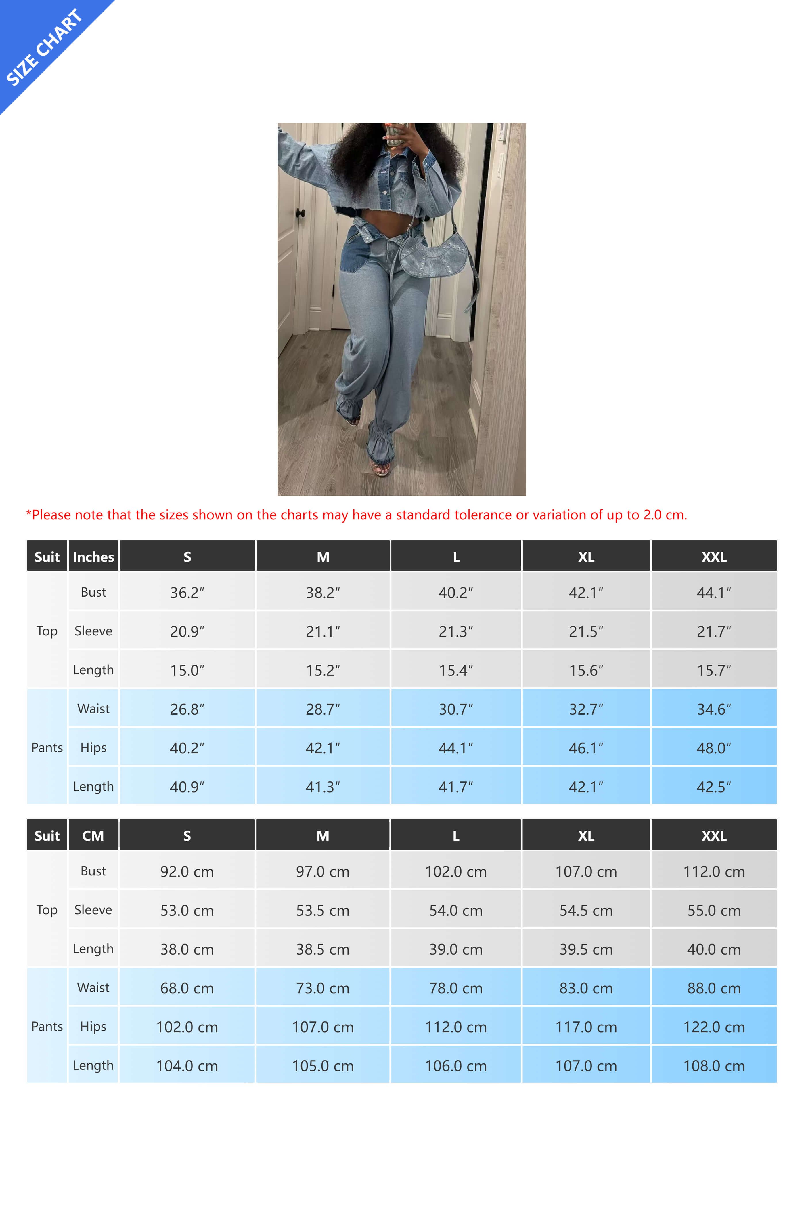 Contrast Cropped Jacket & Pant Set Lavish Daily