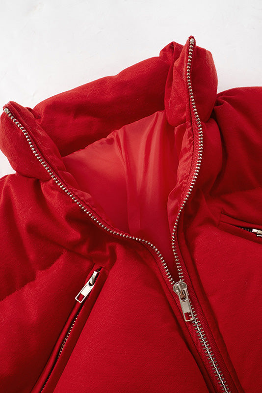 Cropped Puffer Jacket Lavish Daily