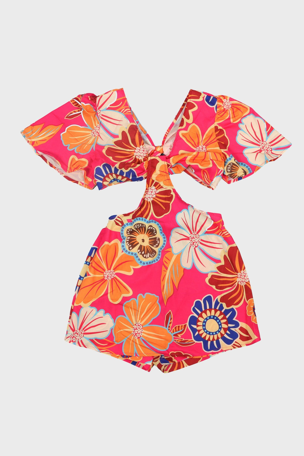 Printed Romper Dress Lavish Daily