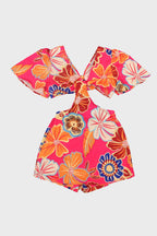Printed Romper Dress Lavish Daily