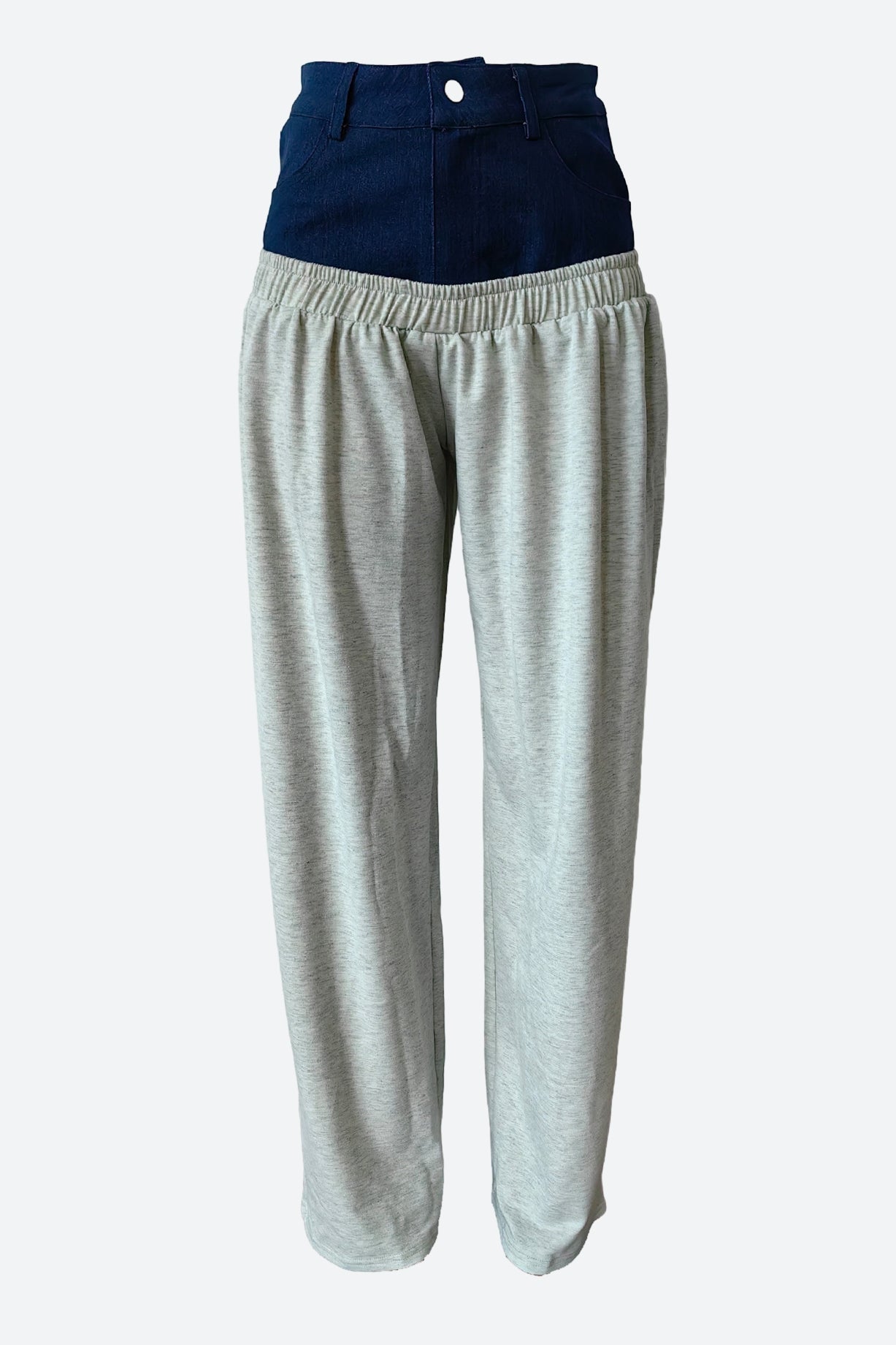 Loose Denim Stitching Haron Pants Lavish Daily