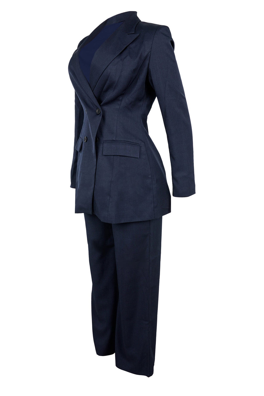 Blazer Lapel Collar & Pants Set Lavish Daily