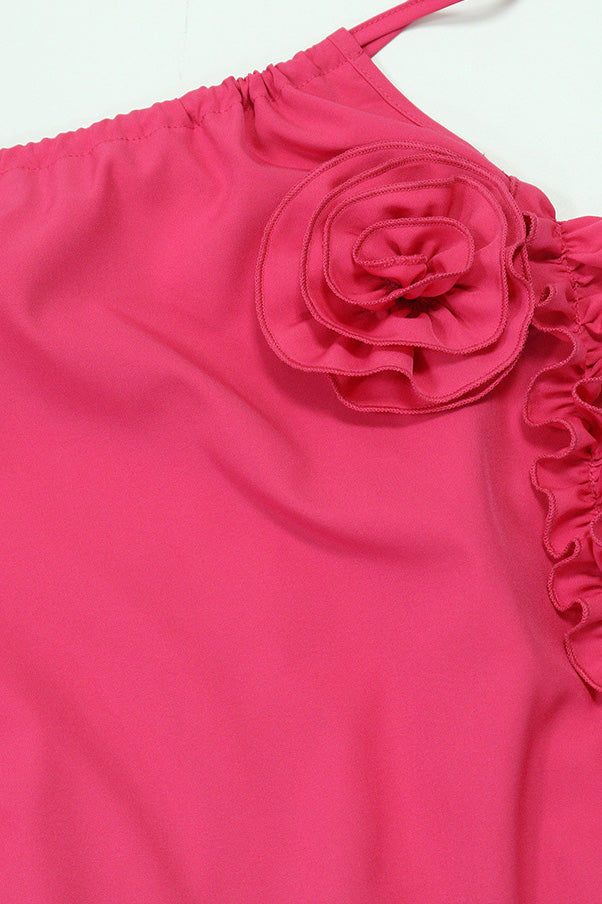 Tie-Strap Sleeveless Ruffled Maxi Dress Lavish Daily