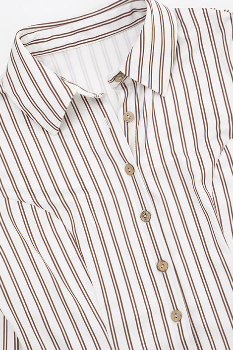 Striped Mini Skirt Set LavishDaily