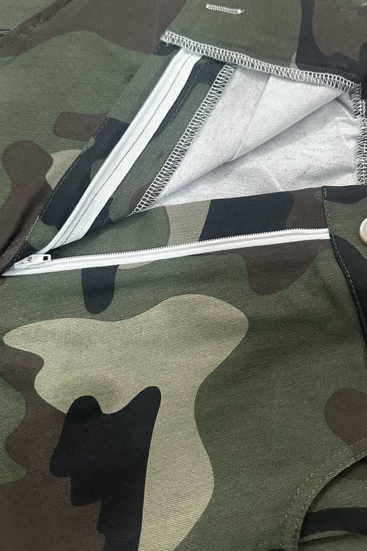 Casual Streetwear Camo Cargo Pants Lavish Daily