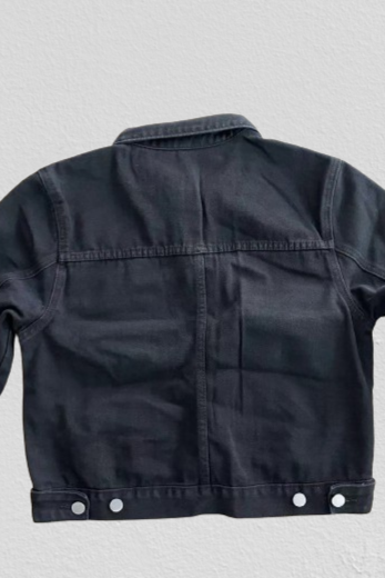 Denim Cropped Jacket Lavish Daily