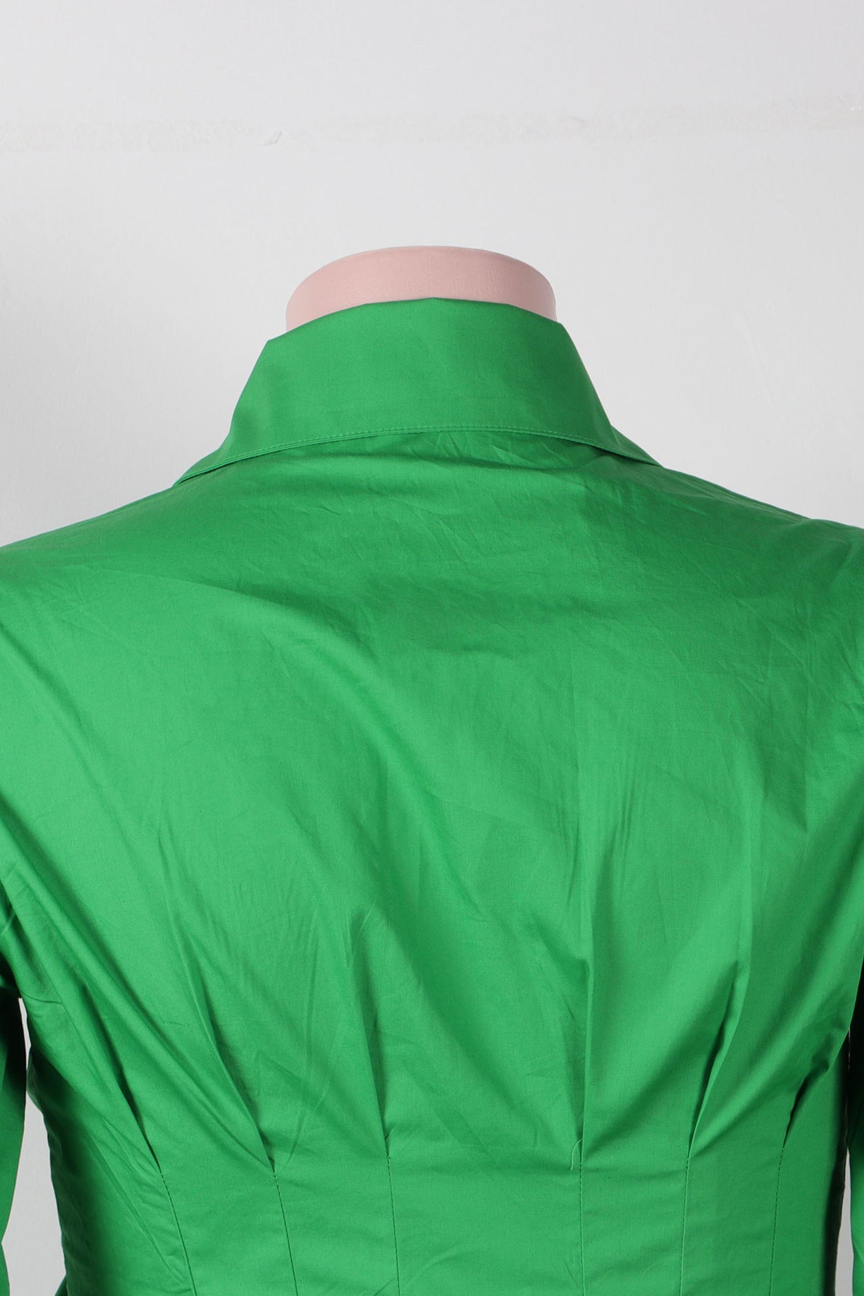 Collar Button Long Sleeve Blouse Lavish Daily