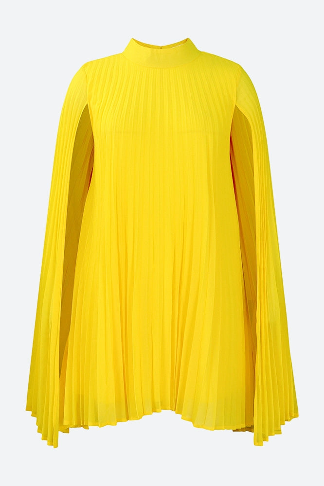 Pleats All Day Batwing Dress Lavish Daily