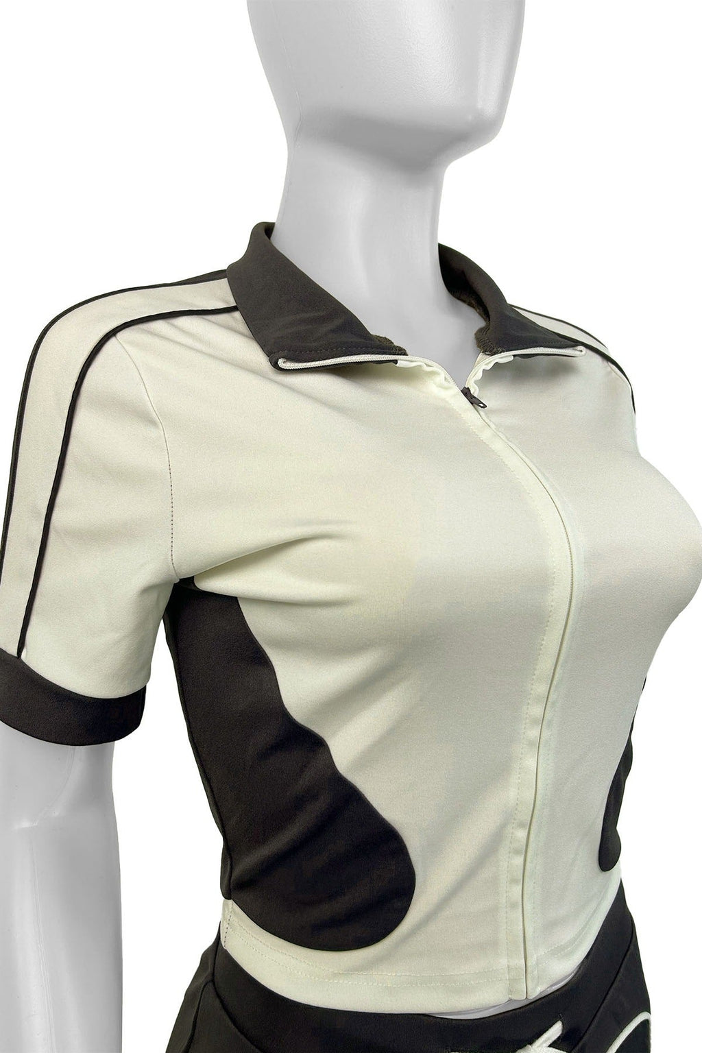 Long Sleeve Zipper Bodycon Shorts Tracksuit Sets Lavish Daily