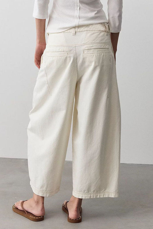 Cropped Wide-Leg Jeans Lavish Daily