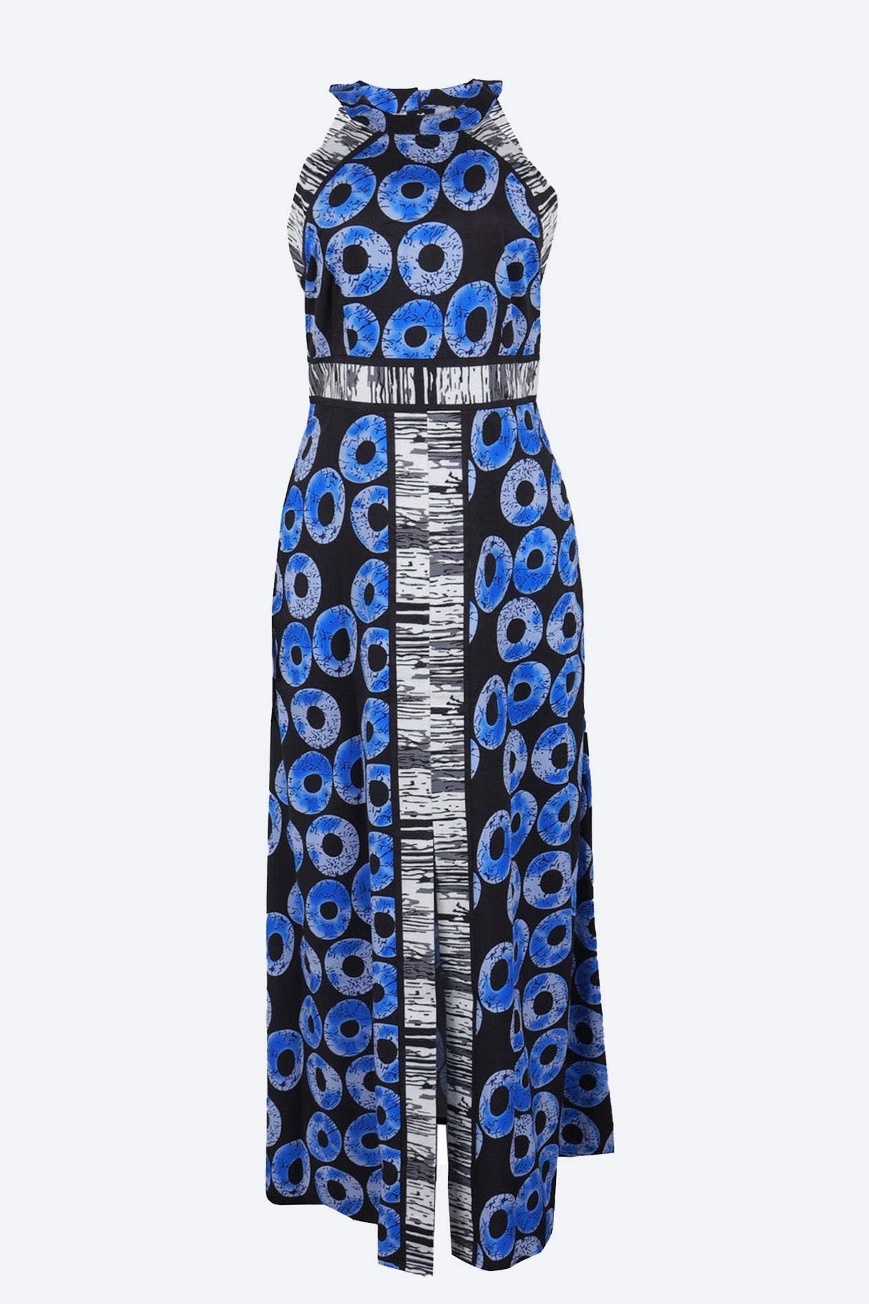 Printed Sleeveless Maxi Dress Lavish Daily