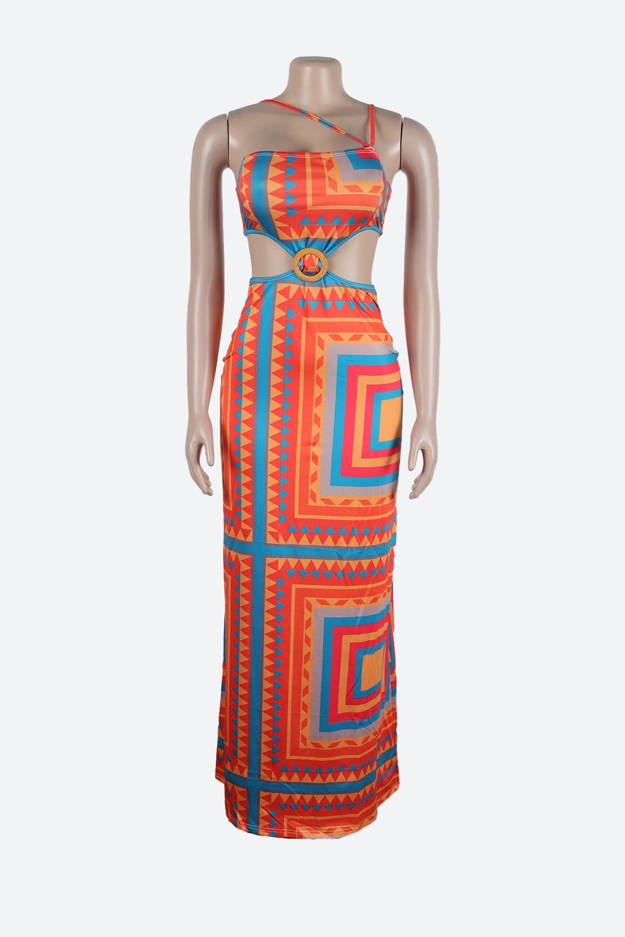Color block Cami Maxi Dress Lavish Daily
