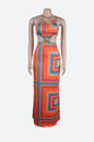 Colorblock Cami Maxi Dress Lavish Daily