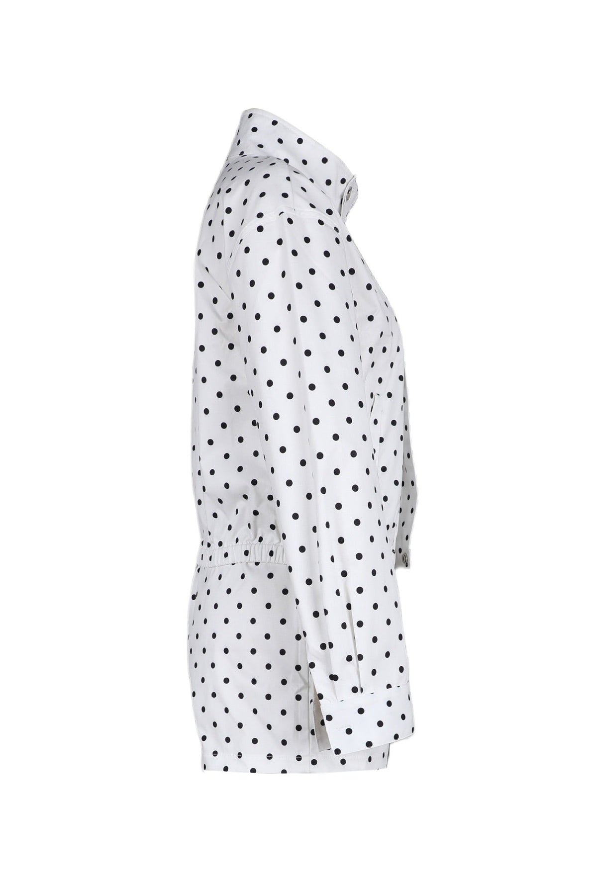 Polka Dot Zip-Up Jacket & Shorts Set Lavish Daily