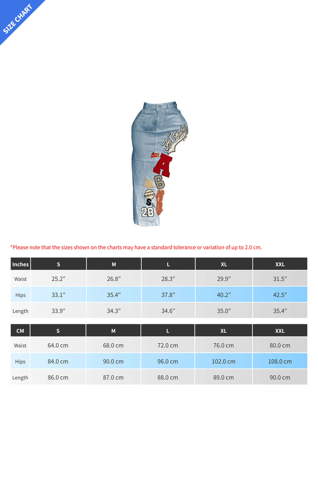 Class Varsity Denim Skirt Lavish Daily